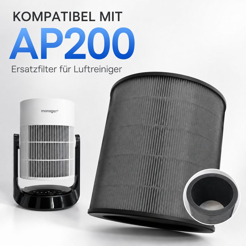 Monsga Luftreiniger-Filter für AP200