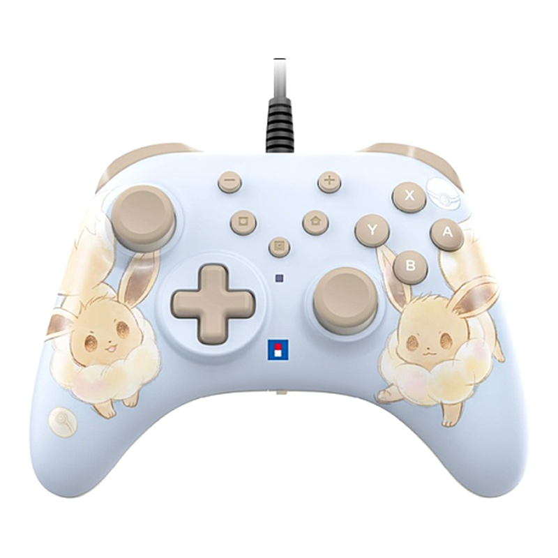 Hori manette filaire Horipad Turbo pour Switch et Switch 2 - Édition Pokémon Évoli Cottage Core