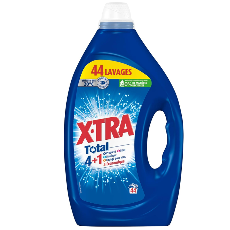 XTRA Total 4+1 Lessive liquide - 1,98 L/44 lavages