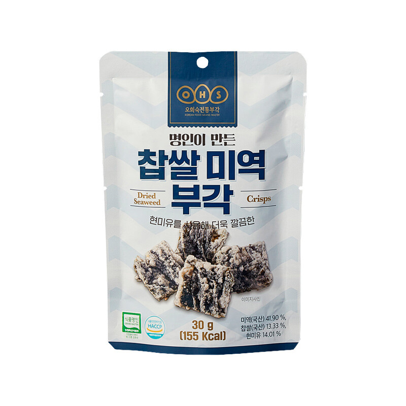 OHS Getrocknete Meeresalgen-Chips 30 g