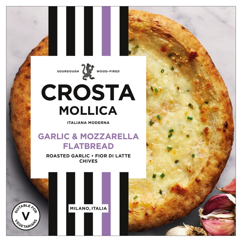Garlic & Mozzarella Sourdough Flatbread 229g
