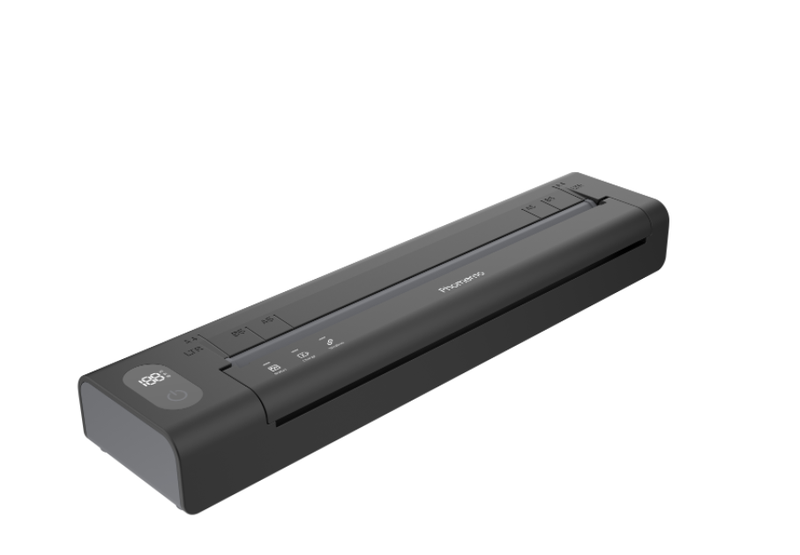 Phomemo draagbare, draadloze inktloze printer voor reizen en thuis - zwart - 1 stuk