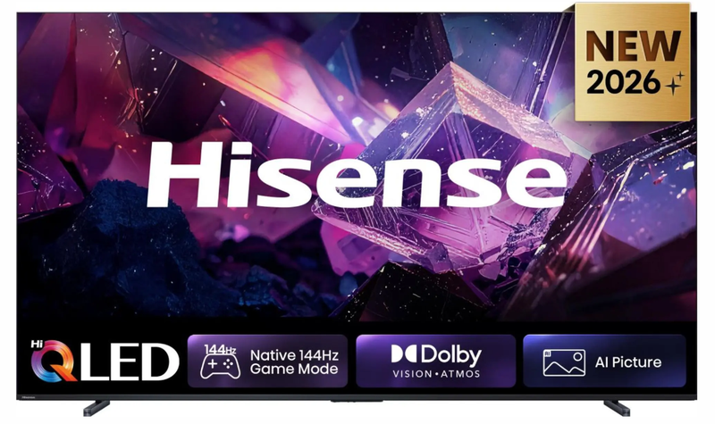 Hisense 100E7s Pro 100" 4K Qled Smart Tv, 144 Hz, Dolby Vision Iq & Dolby Atmos, Upscaler Ai 4K, Amd Freesync Premium, Hdmi 2.1