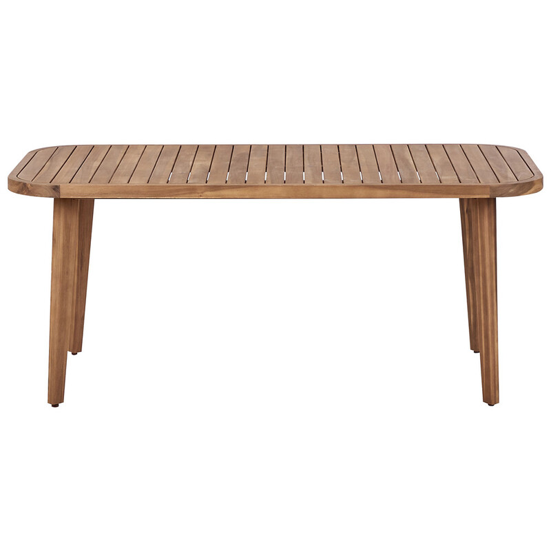 Beliani Gartentisch PARAGGI aus zertifiziertem Akazienholz, 180 x 90 cm