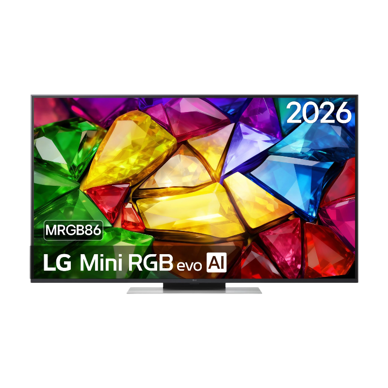 LG 55MRGB86B9A 55 inch Mini RGB evo AI 4K Smart TV, α8 Gen3 AI Processor, 120 Hz, 144 Hz Gaming, Dolby Vision, Dolby Atmos, webOS 26, AMD FreeSync, HDMI 2.1