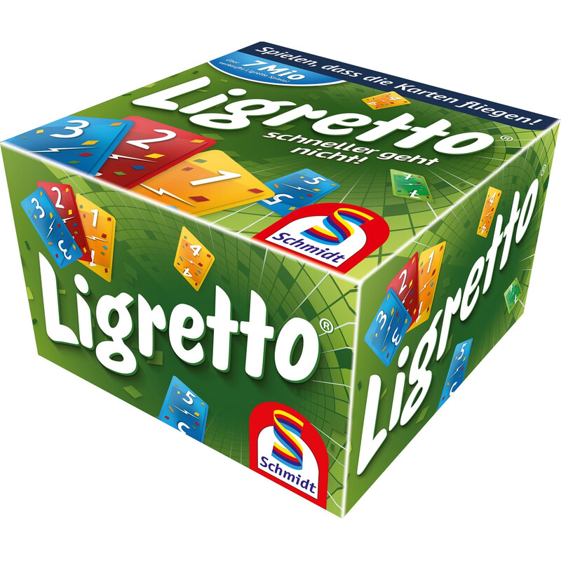 Schmidt® Spiele 01201 Familienspiele Ligretto®, grün ab 8 Jahre