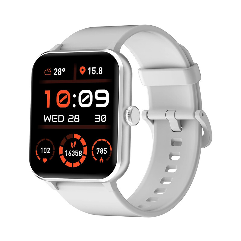 Blackview R50 Smartwatch mit 1,85-Zoll-Display, 25 Tagen Akkulaufzeit, Herzfrequenz- und Schlafmonitor, Bluetooth-Anruffunktion und über 100 Sportmodi – Smartwatch für Android/iOS