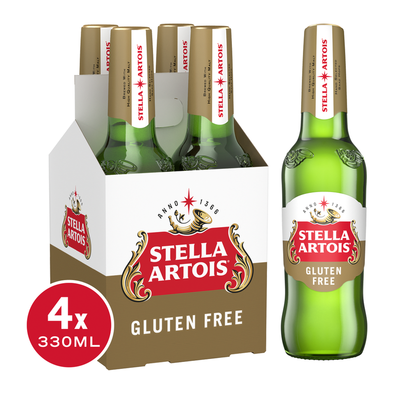 Stella Artois Dark Gluten Free 4 X 330Ml