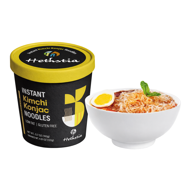 Hethstia instant konjac-noedels kimchi-soep in beker 162 g
