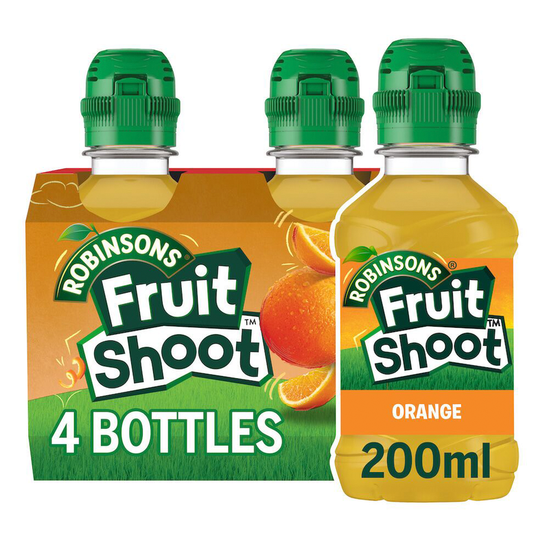 Fruit Shoot Orange Juice Drink 4 X 200ml