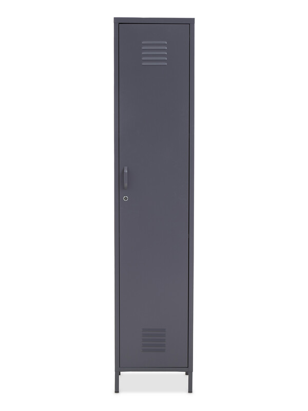Storage Locker Academy Metal Cabinet Grey Tall