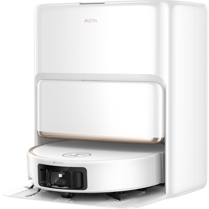 MOVA Z60 Ultra Roller Complete Robotstofzuiger met HydroForce Dweilfunctie, AutoShield Technologie, LiftPro Chassis en StepMaster 2.0 Systeem, Zuigkracht van 28.000 Pa, Dweilen met DuoSolution Systeem