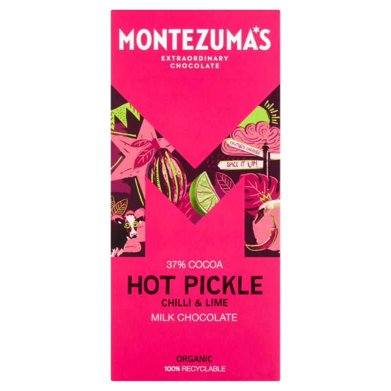 Montezuma's Hot Pickle Milk Chocolate 90G
