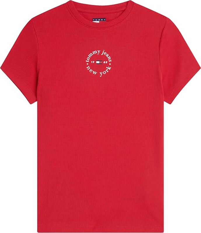 Tommy Hilfiger Women's Red Jeans Playera Slim Para Mujer - Amaryllis