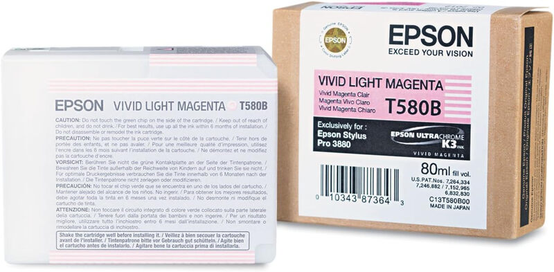 Epson inktpatroon licht cyaan T580500