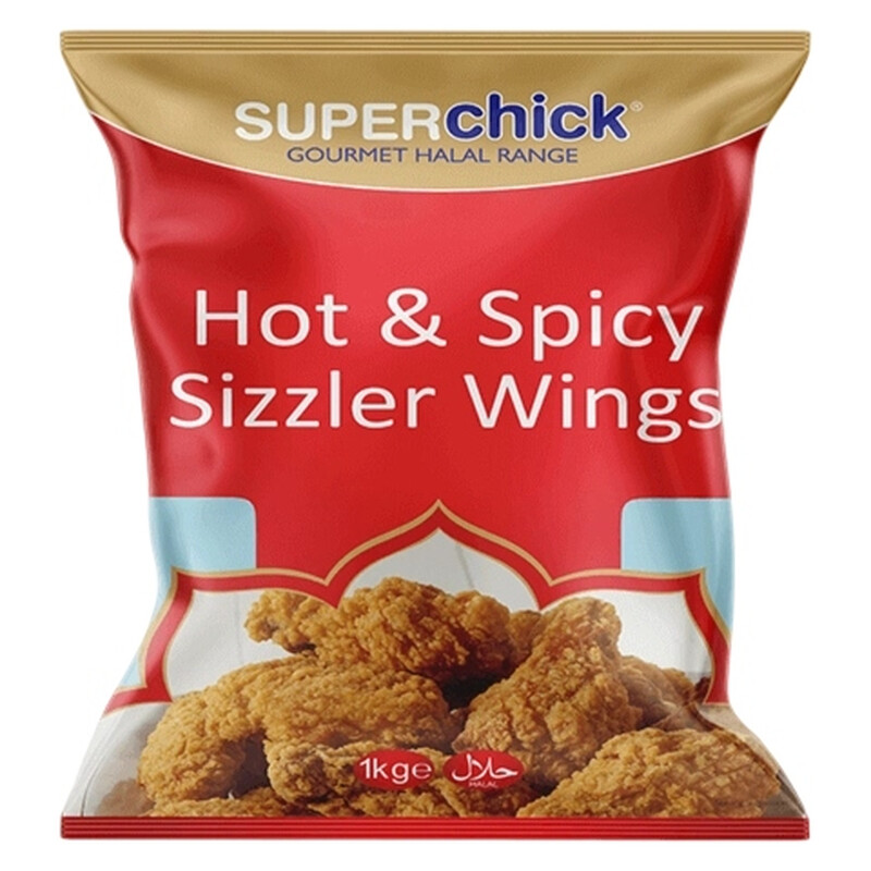 Super Chick Hot & Spicy Chickn Wings 1Kg