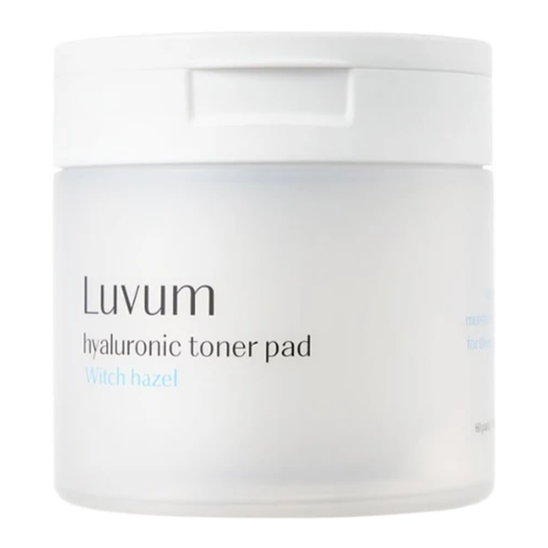 Luvum tonerpads met toverhazelaar en hyaluronzuur (60 stuks)