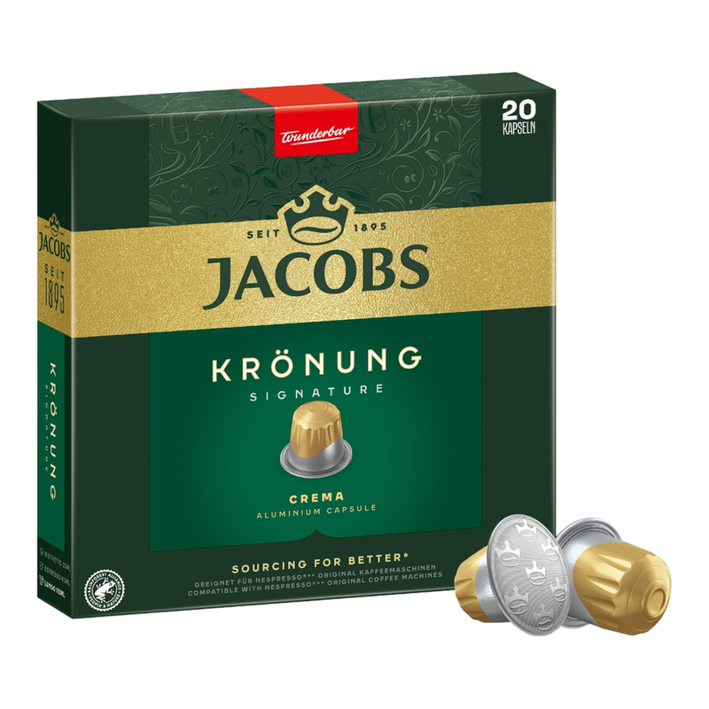 Jacobs Krönung Crema Kaffeekapseln 20 Stück 104g