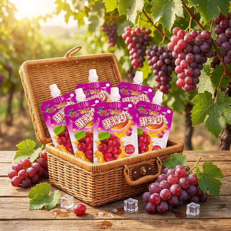 Strong Fruitdrank Rode Druif 258 g * 6