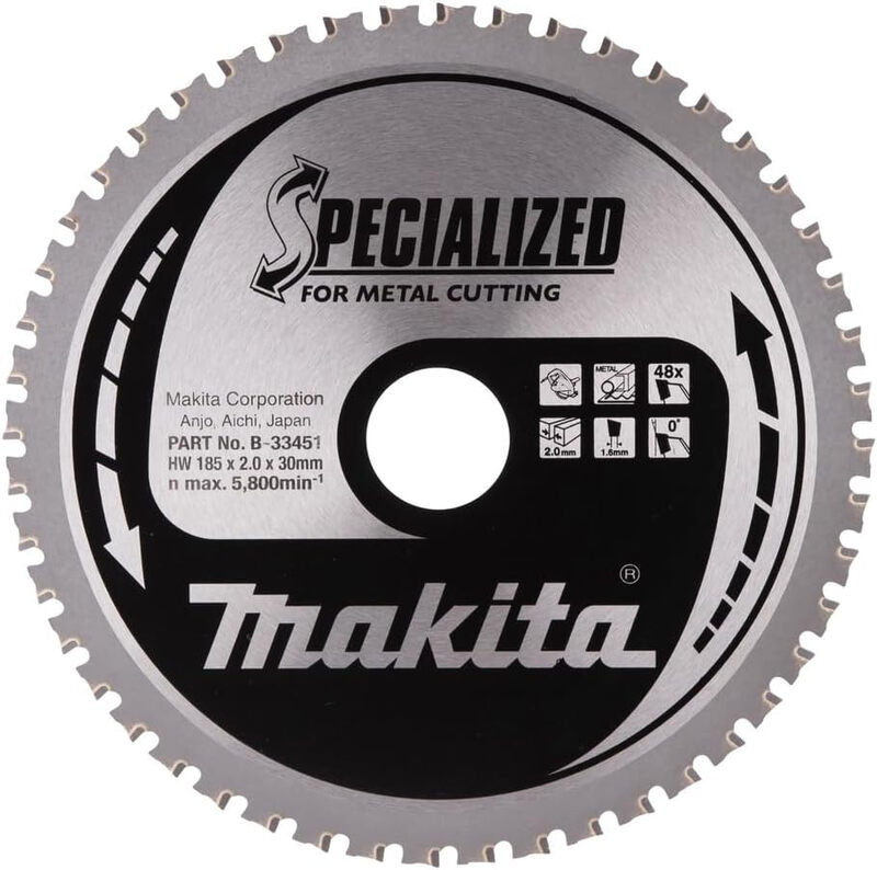 Makita cirkelzaagblad - 185 mm, 48 tanden