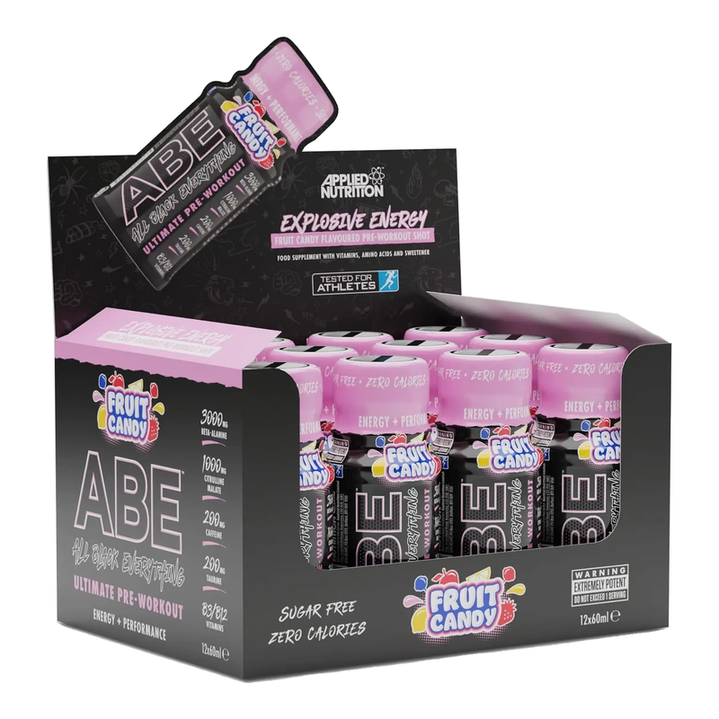 Applied Nutrition Women's Abe Energy Shot Fruit Candy - 12 X 60Ml