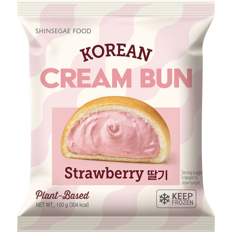 Cremebrötchen Erdbeere Koreanische Art 100 g