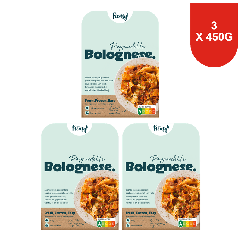 Freasy Pappardelle bolognese 450 g x 3