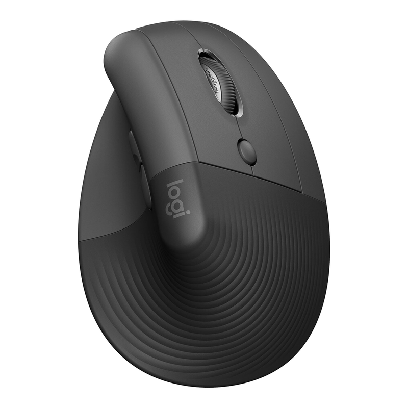 Logitech Lift verticale ergonomische muis grafiet