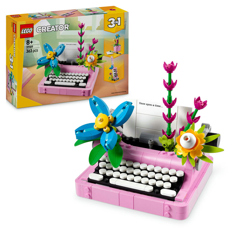 LEGO Creator 3-en-1 La Machine à Écrire avec des Fleurs 31169 - vue 7