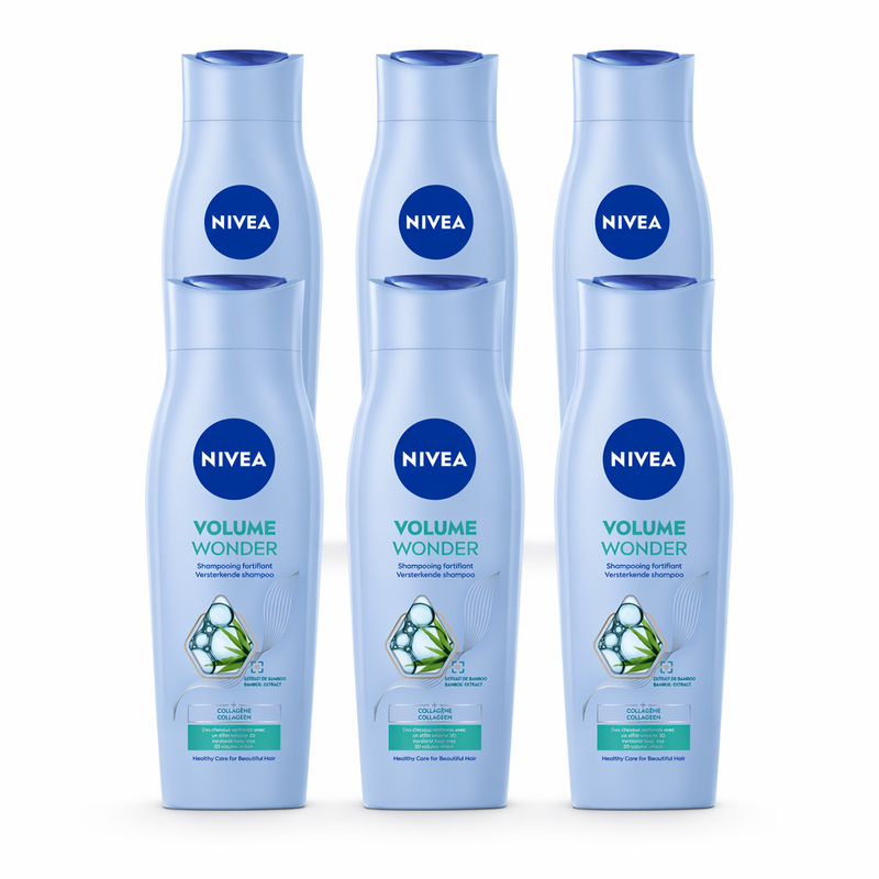 NIVEA Volume Care Shampoo 250 ml (6-Pack)