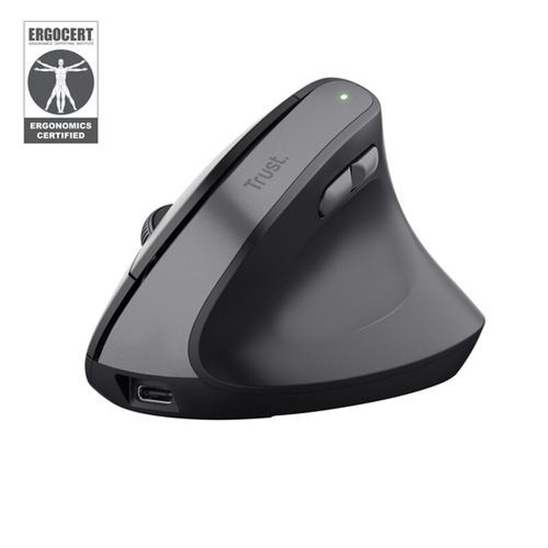 Trust Bayo II Medische Rechtshandige Muis - RF Draadloos - Optisch - 2400 DPI
