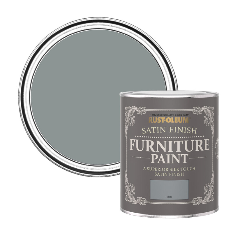 SATIN FURNITURE PAINT SLATE 750ML