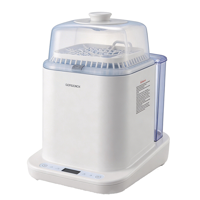 GORGENOX Fully Automatic Baby Bottle Washer and Steriliser with Drying 2-in-1, Steam Sterilisation, Upgraded Three-Arm Spray, Plasma Purification, Model: D20