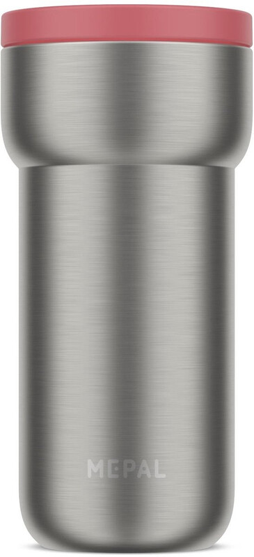 Mepal Isoleerbeker Ellipse - 375 ml - Koffiebeker to go - Lekdicht - Vivid mauve