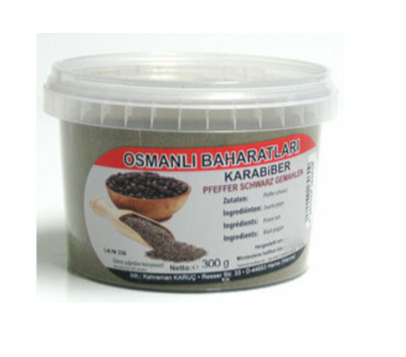 Osmanli Gemalen Zwarte Peper 300 g