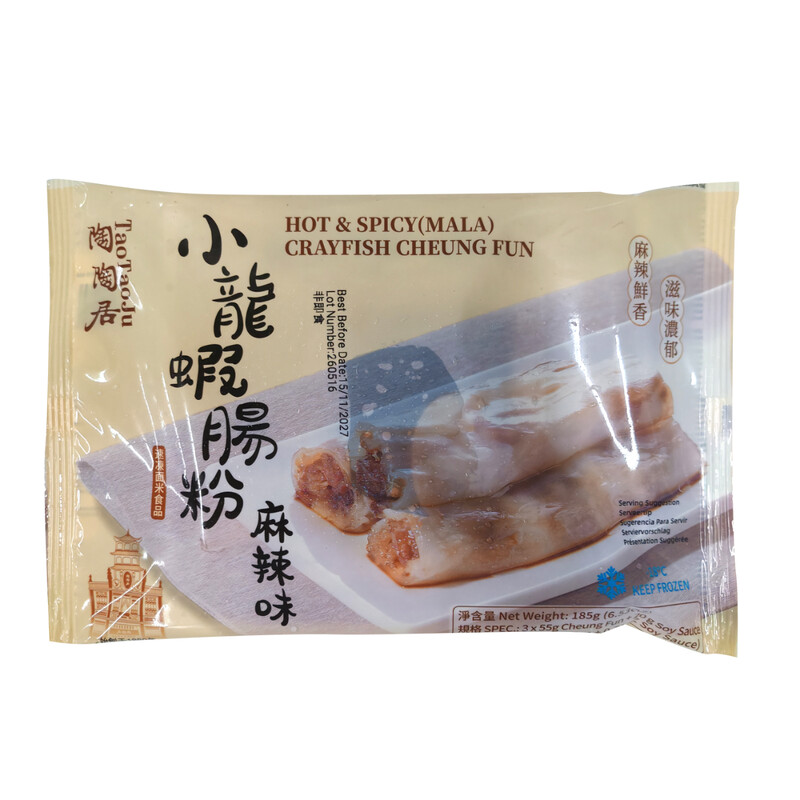 Taotaoju Spicy Flavour小龙虾 Rice Noodle Rolls, 185g