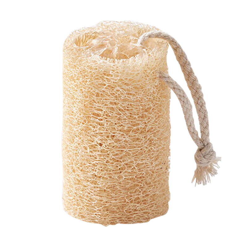 Maxcook 10 cm natürlicher Loofah-Spülschwamm (4er-Pack) – multifunktionale Zylinderschwämme – 100 % biologisch abbaubar und kompostierbar – Zero-Waste