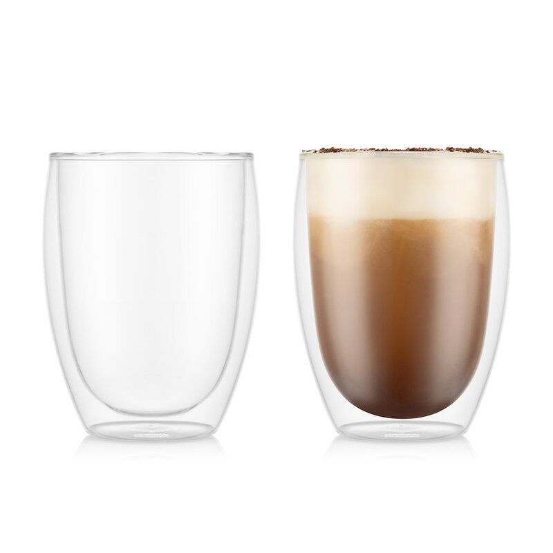 PAVINA Set of 2 - 350ml Double Walled Thermo Glasses - Medium