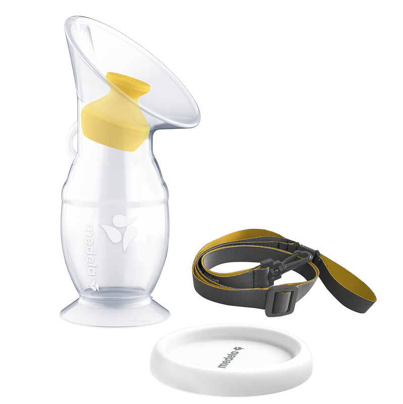 Medela Silicone Breastmilk Collector Baby Nursing Feeding Breastfeeding Accessory for Easy Milk Collection and Storage