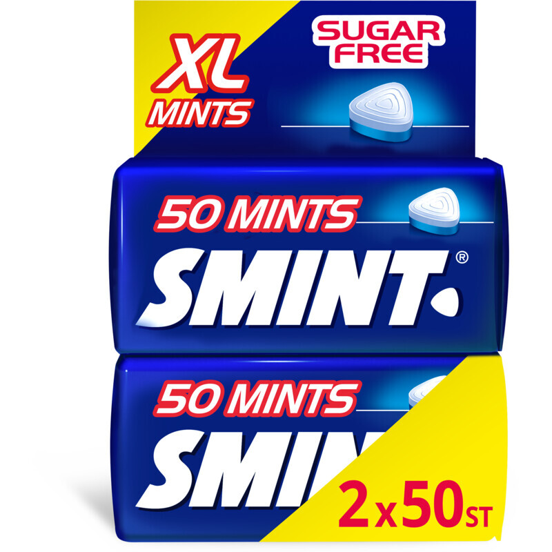 Smint XL Pepermunt Duopack - 2 x 50 pcs