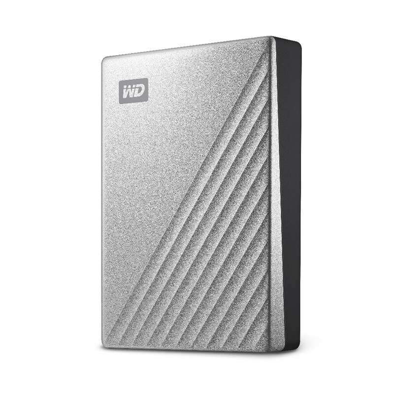 Western Digital My Passport Ultra Portable External Hard Drive – 4TB – Silver