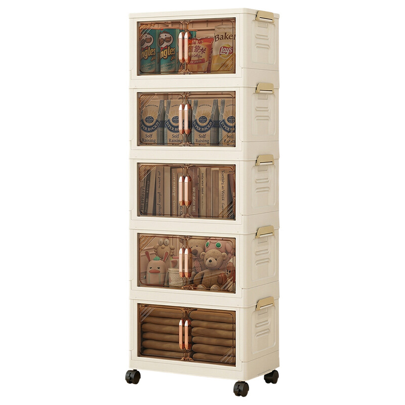 Folding storage cabinet 45CM-5 floors