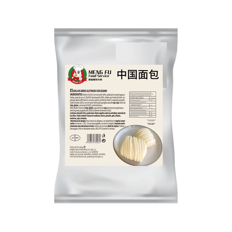 Meng Fu Chinesische gedämpfte geflochtene Brötchen (Hua Juan) 1,1 kg