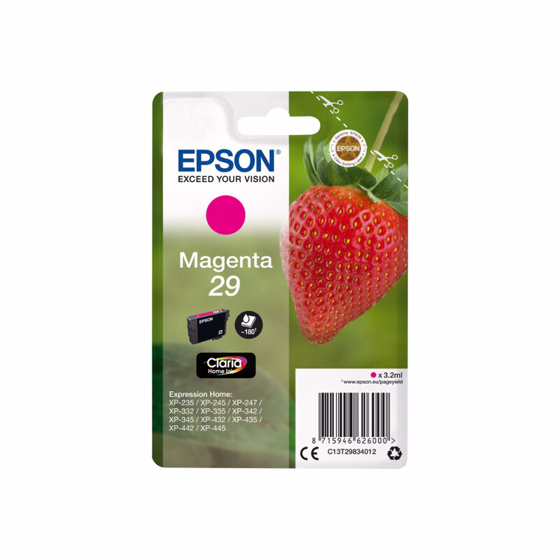 Encre magenta Claria Home Fraise 29