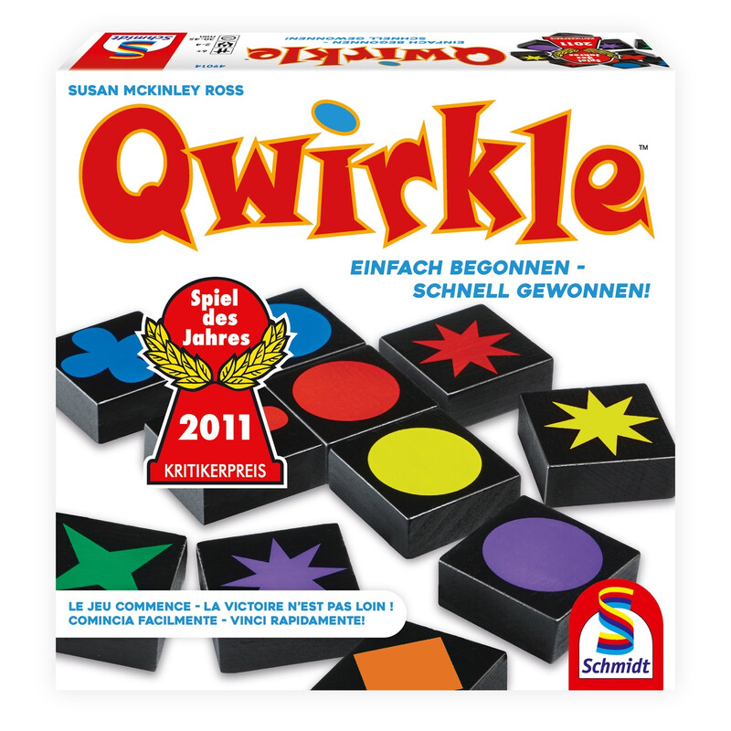 Schmidt® Spiele 49014 Familienspiele Qwirkle® ab 8 Jahren