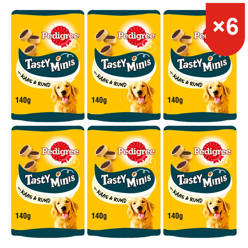 Pedigree Friandises pour chiens Bouchées au fromage 140 g * 6