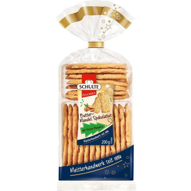 Schulte Butter-Mandel-Spekulatius, 200 g Pg
