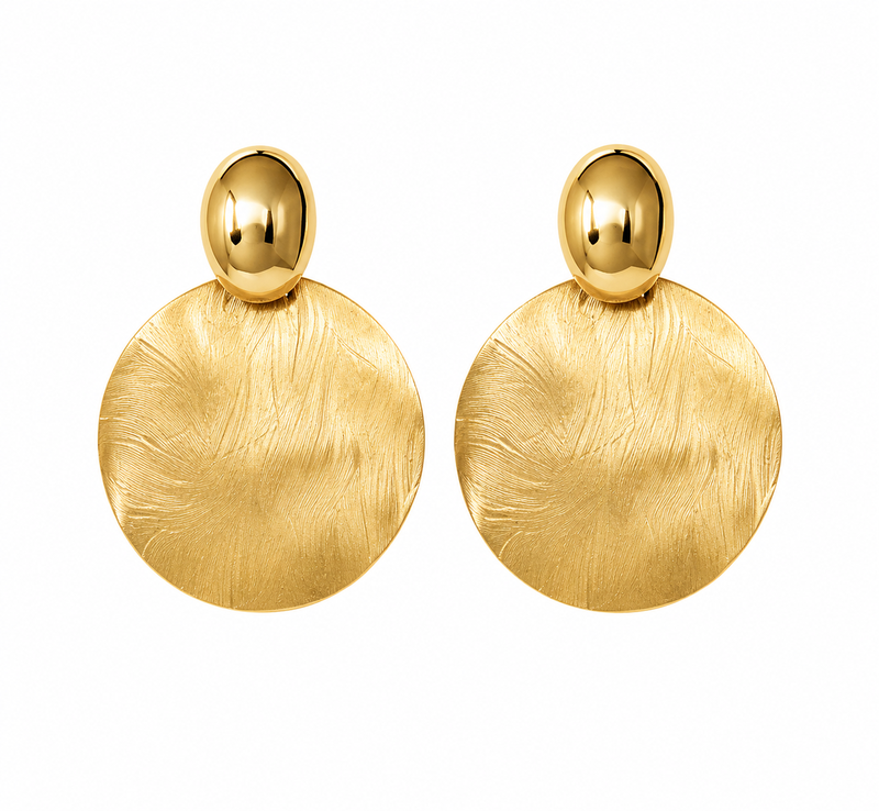 Verbex Gouden Minimalistische Oorbellen in Europese Stijl met Zilveren Naaldjes, Hangende Oorbellen, Clipoorbellen, Oorstekers, Oorbellen voor Alle Seizoenen