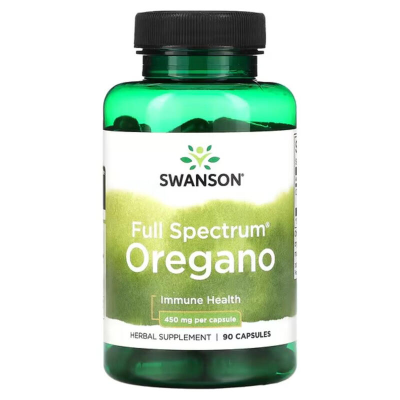 Swanson Full Spectrum Oregano Herbal Wellness 450Mg Capsules - 90 Capsules