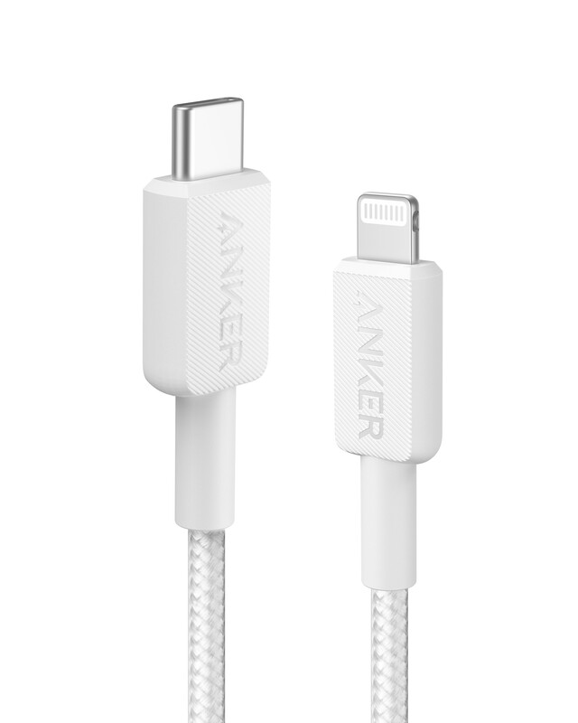 Anker White Usb-C To Lightning Charging Cable 0.9M,